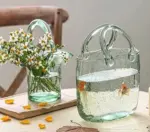 Aesthetic Flower Glass Basket Vase Fish Tank