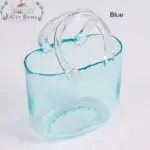 Aesthetic Flower Glass Basket Vase Fish Tank