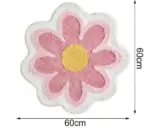 Aesthetic_Green_Flower_Shaped_Rugs_-_-4120925 Aesthetic Green Flower Shaped Rugs