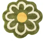 Aesthetic_Green_Flower_Shaped_Rugs_-_-4120929 Aesthetic Green Flower Shaped Rugs