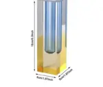 Aesthetic Iridescent Acrylic Rainbow Vase