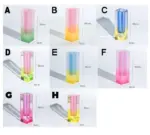 Aesthetic Iridescent Acrylic Rainbow Vase