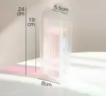 Aesthetic Iridescent Clear Acrylic Vase