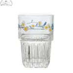 Aesthetic Lily Of The Valley Daisy Floral Glass Cups