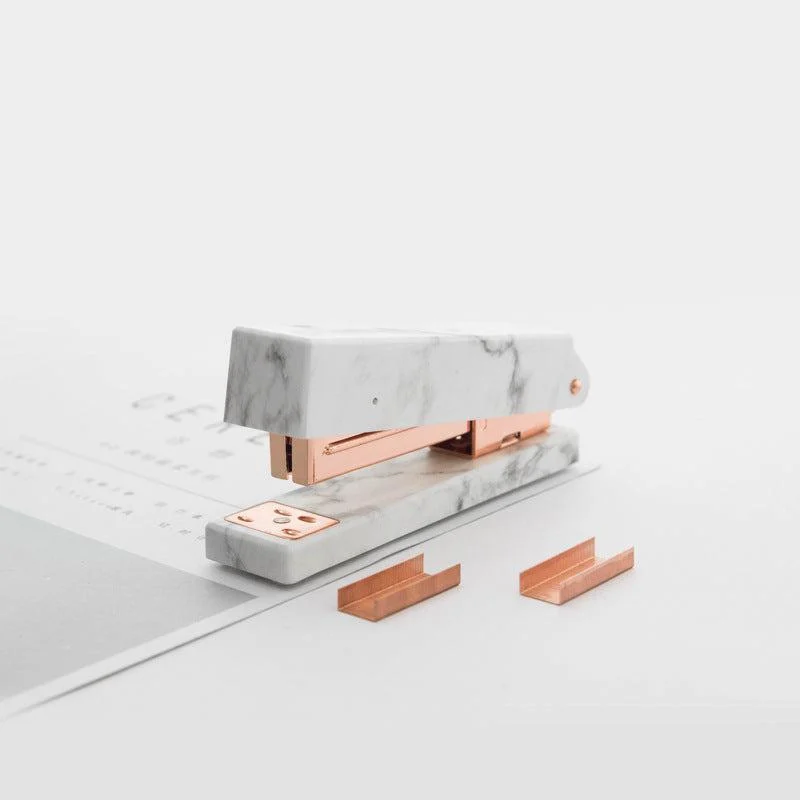 Aesthetic Marble Pattern Stapler -  - #tag1#