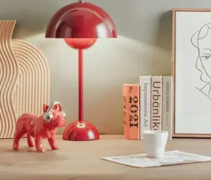 Aesthetic Mid Century Mushroom Lamp