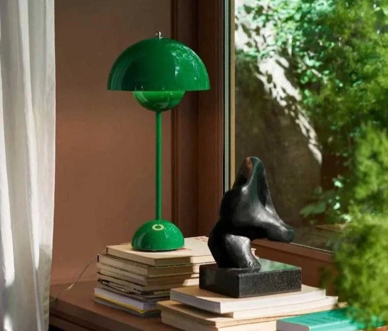 Aesthetic Mid Century Mushroom Lamp -