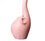 Aesthetic Pastel Ceramic Elephant Vase