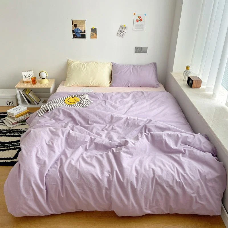 Aesthetic Pastel Color Combo Bedsheet Set -  - #tag1#