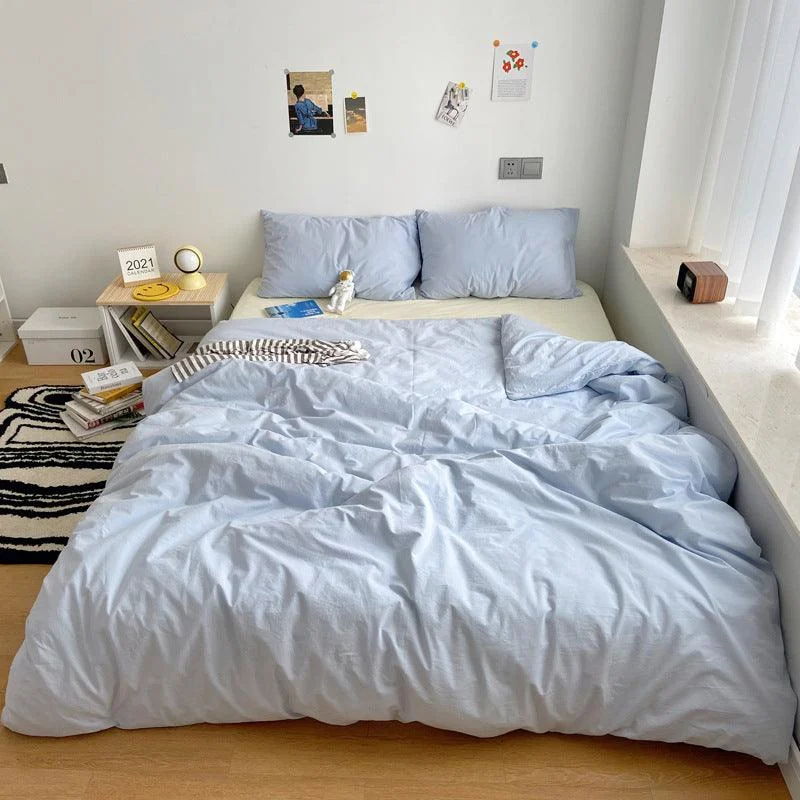 Aesthetic Pastel Color Combo Bedsheet Set -  - #tag1#