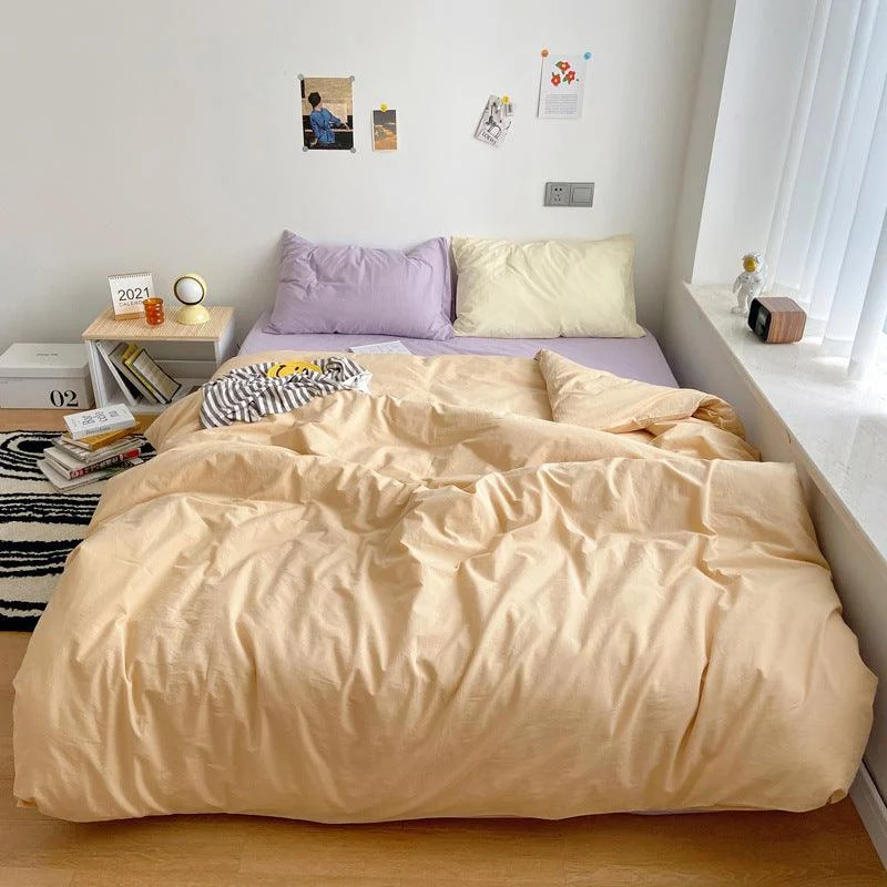 Aesthetic Pastel Color Combo Bedsheet Set -  - #tag1#