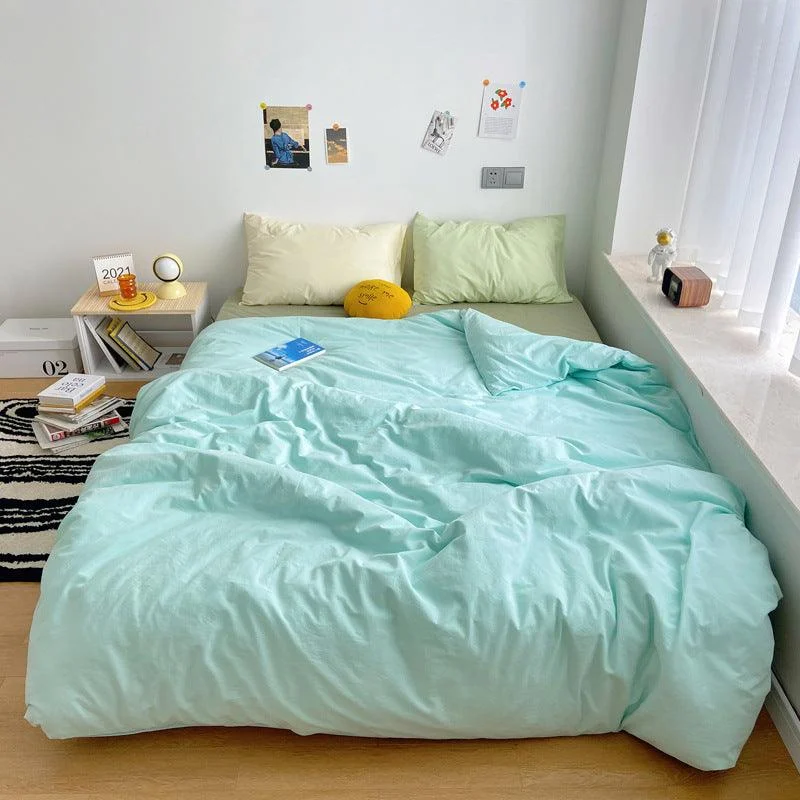 Aesthetic Pastel Color Combo Bedsheet Set -  - #tag1#