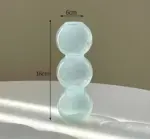 Aesthetic Pastel Gradient Glass Bubble Vase
