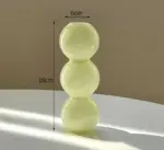 Aesthetic Pastel Gradient Glass Bubble Vase