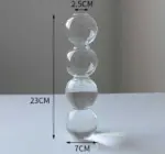 Aesthetic Pastel Gradient Glass Bubble Vase