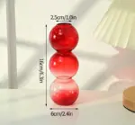 Aesthetic Pastel Gradient Glass Bubble Vase