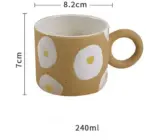 Aesthetic Poached Egg Hand Painted Mugs