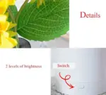 Aesthetic Rechargeable Sunflower Night Light