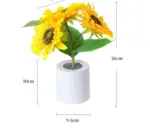 Aesthetic Rechargeable Sunflower Night Light