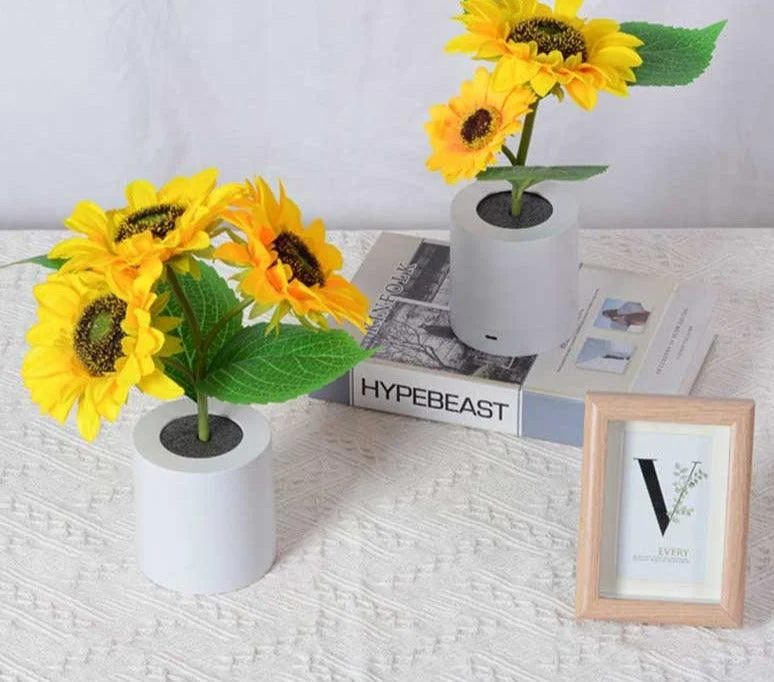 Aesthetic Rechargeable Sunflower Night Light -