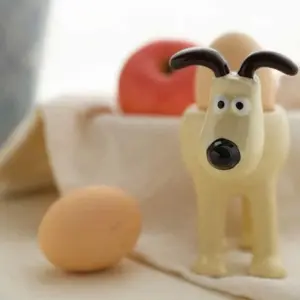 Aesthetic Vintage Dog Ceramic Egg Holder - 