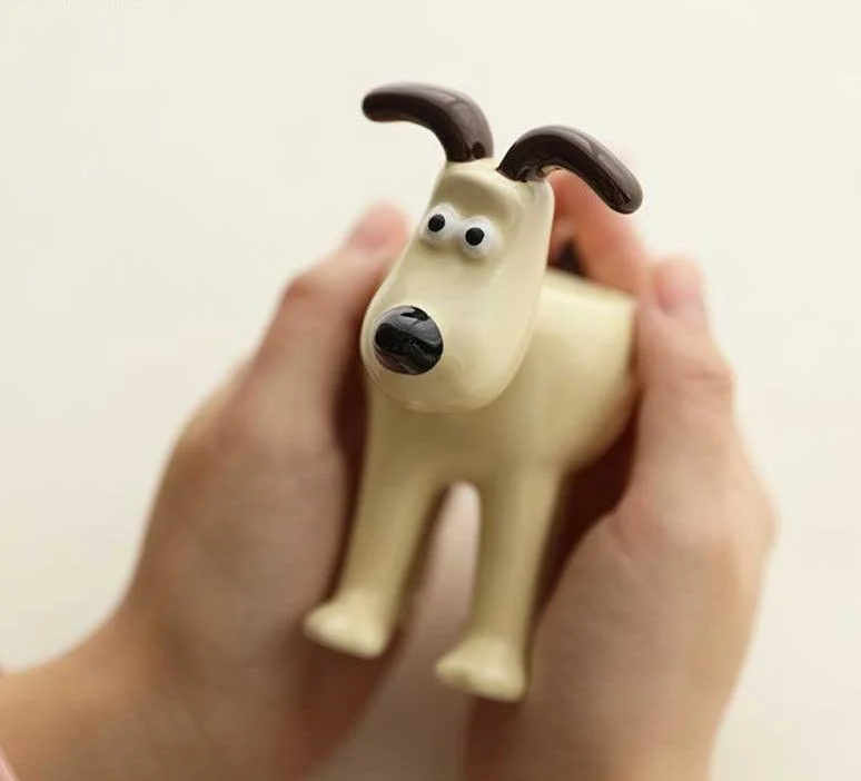 Aesthetic Vintage Dog Ceramic Egg Holder -