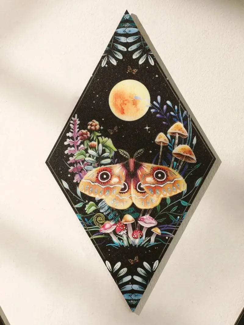 Aesthetic Wooden Wall Decor tag1