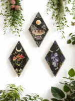 Aesthetic Wooden Wall Decor tag1