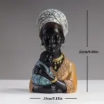 African Mother and Child Home Decor Figurines