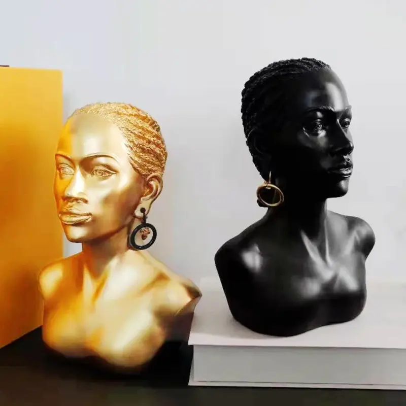 African Tribal Women Sculpture tag1