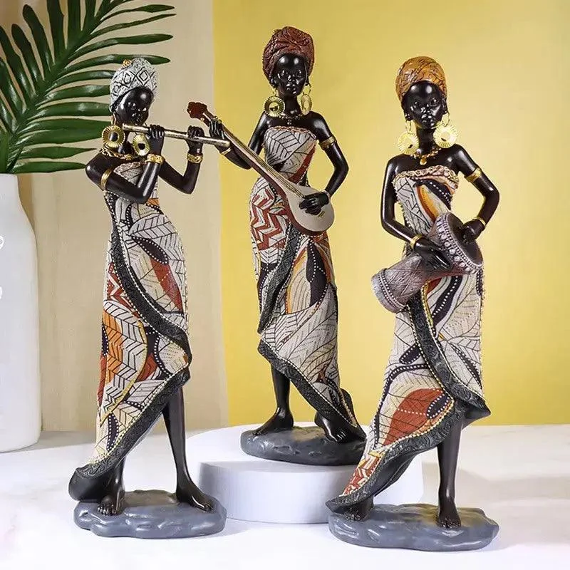 Afro Musicians Sculpture -  - #tag1#