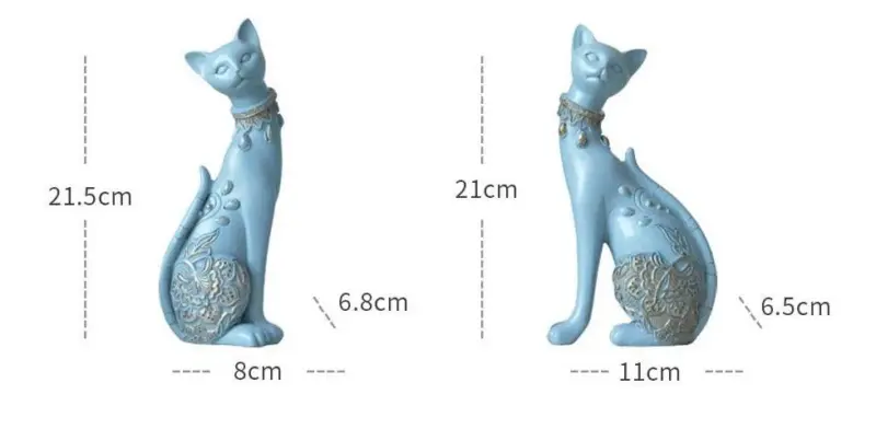 Ailuros Cat Statue tag1