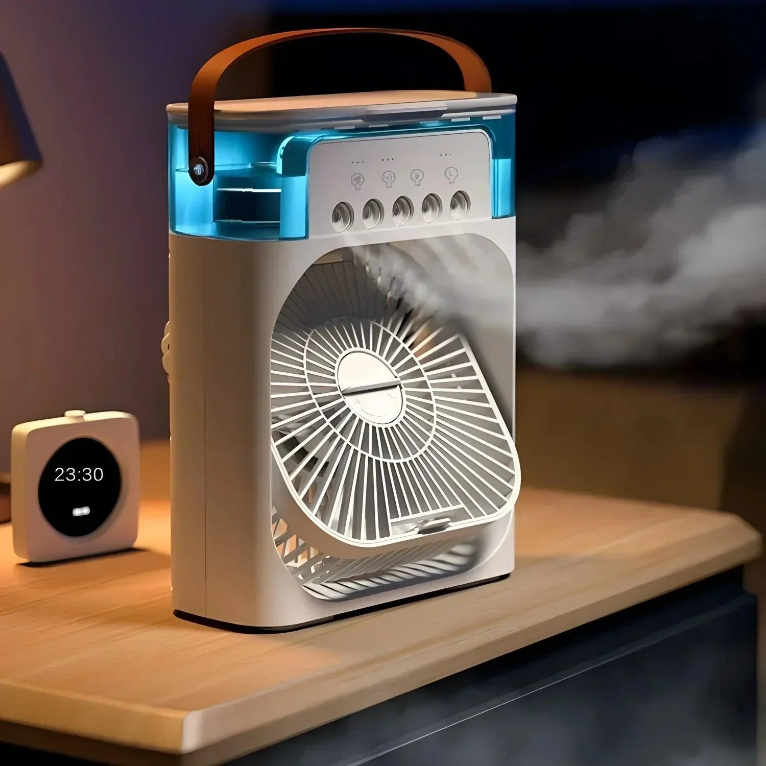AirCooler Pro 3-in-1 Fan, Air Conditioner and Humidifier with 7-Color LED Light -  - #tag1#