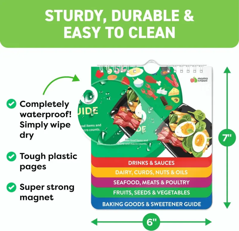 Air Fryer Cheat Sheet Magnets Cooking Guide Booklet tag1