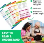 Air Fryer Cheat Sheet Magnets Cooking Guide Booklet tag1