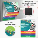 Air Fryer Cheat Sheet Magnets Cooking Guide Booklet tag1