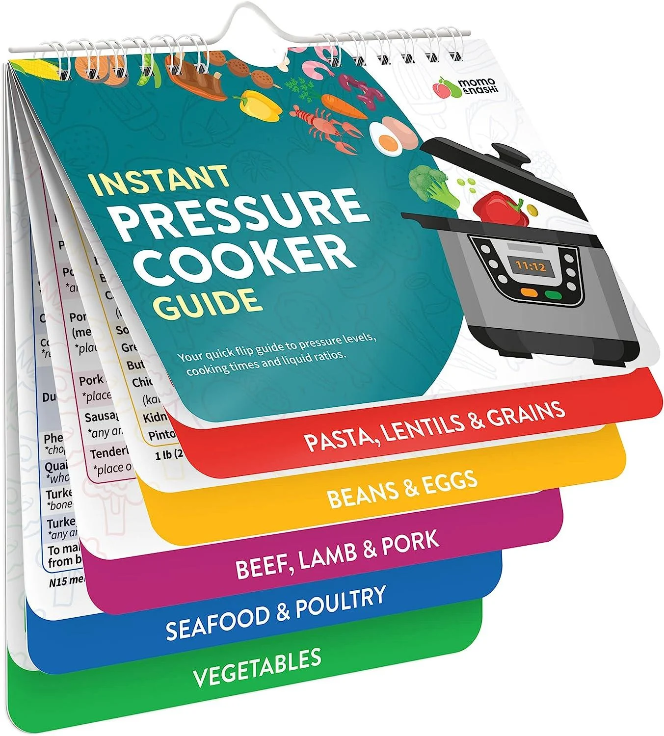Air Fryer Cheat Sheet Magnets Cooking Guide Booklet -  - #tag1#