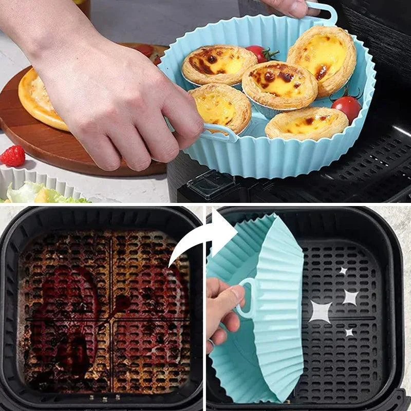 Air Fryer Silicone Baking Tray -  - #tag1#
