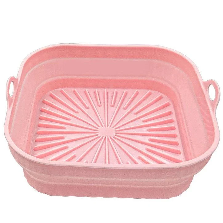 Air Fryer Silicone Grill Pan Reusable Baking Tray -  - #tag1#