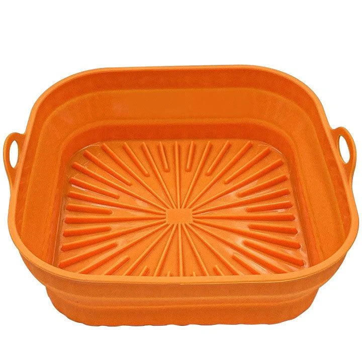 Air Fryer Silicone Grill Pan Reusable Baking Tray -  - #tag1#