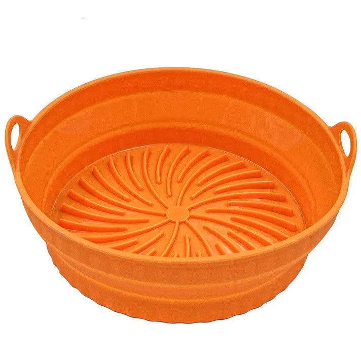Air Fryer Silicone Grill Pan Reusable Baking Tray -  - #tag1#