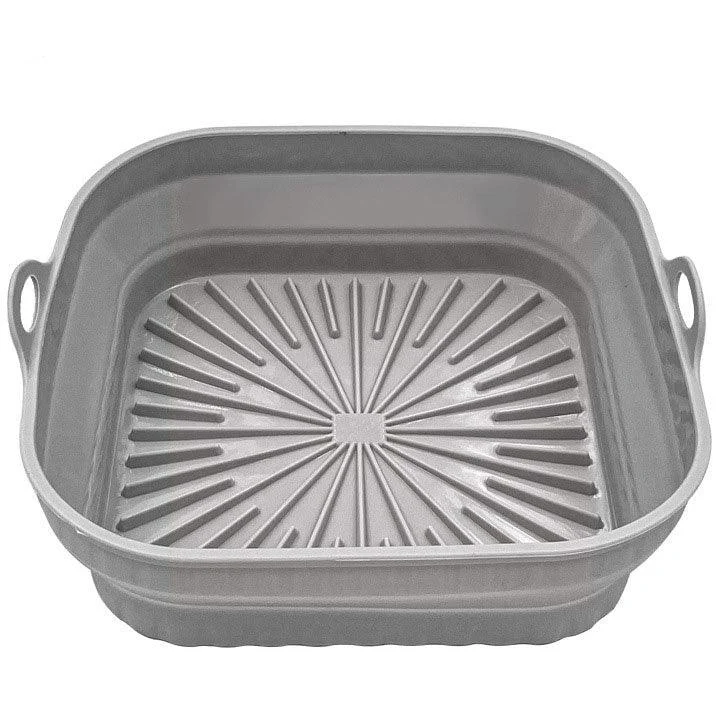 Air Fryer Silicone Grill Pan Reusable Baking Tray -  - #tag1#