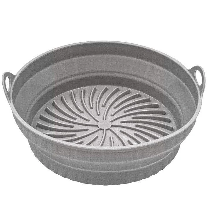Air Fryer Silicone Grill Pan Reusable Baking Tray -  - #tag1#