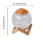 Air Humidifier Essential Oil Aroma Diffuser Ultrasonic Moon Night Light Humidifier Dimmable USB Humidificador Mist Maker tag1