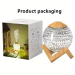 Air Humidifier Essential Oil Aroma Diffuser Ultrasonic Moon Night Light Humidifier Dimmable USB Humidificador Mist Maker tag1