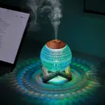 Air Humidifier Essential Oil Aroma Diffuser Ultrasonic Moon Night Light Humidifier Dimmable USB Humidificador Mist Maker tag1