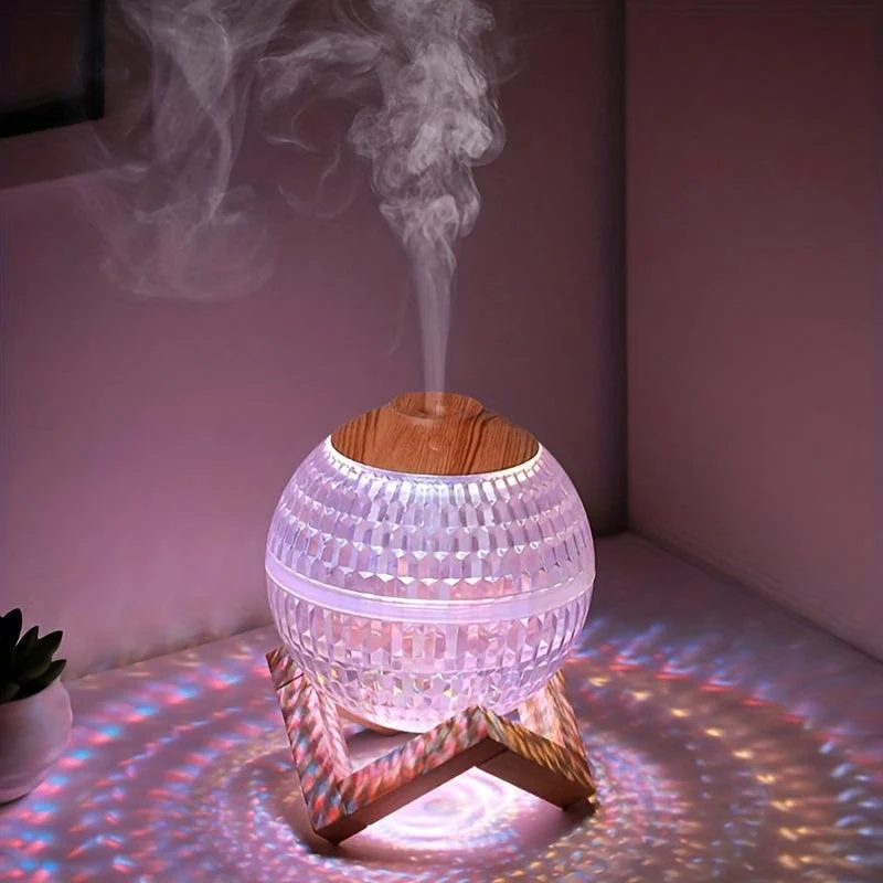 Air Humidifier Essential Oil Aroma Diffuser Ultrasonic Moon Night Light Humidifier Dimmable USB Humidificador Mist Maker -  - #tag1#
