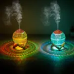 Air Humidifier Essential Oil Aroma Diffuser Ultrasonic Moon Night Light Humidifier Dimmable USB Humidificador Mist Maker tag1
