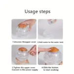 Air Humidifier Essential Oil Aroma Diffuser Ultrasonic Moon Night Light Humidifier Dimmable USB Humidificador Mist Maker tag1
