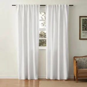 Aira - Linen-Cotton Curtain with Soft Top Fabric